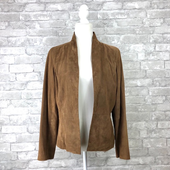 eileen fisher suede jacket